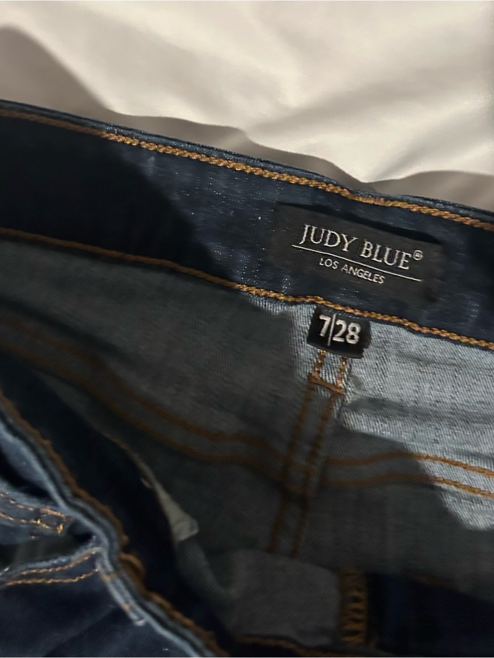 Judy Blue Straight Leg Dark Wash Jeans - Picture 5 of 10